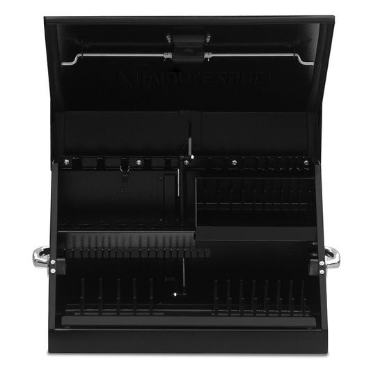 Montezuma Triangle 23.375-in W x 14.50-in H x 13.75-in D Steel Tool Chest ( Black )