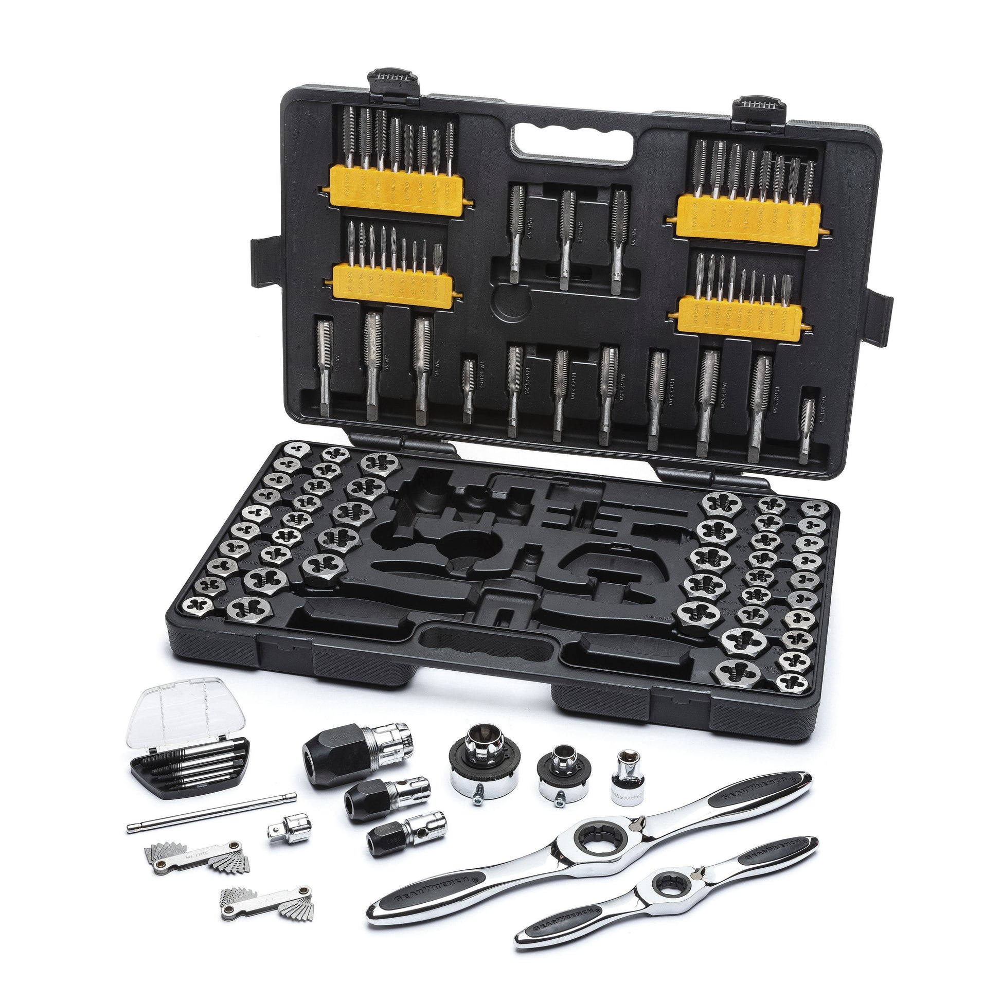 GEARWRENCH 114-Piece Standard (Sae) and Metric Combination Tap and Die Set 82812