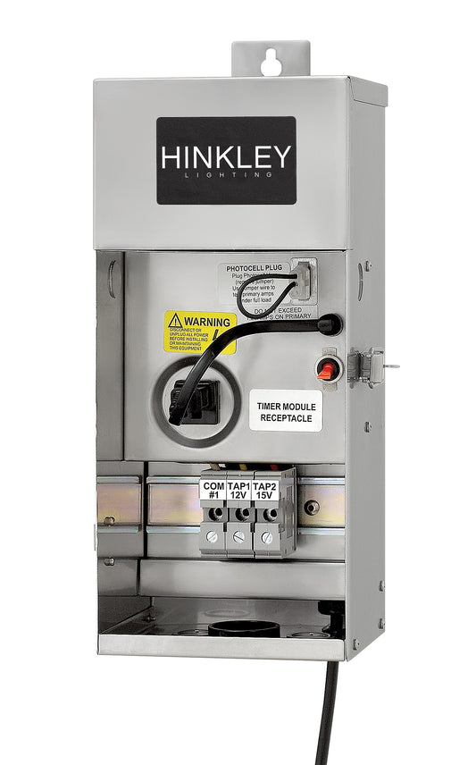 Hinkley 150 -Watt 120 -Volt Smart Compatible Multi-Tap Transformer Landscape Lighting Transformer