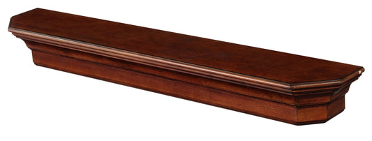 Pearl Mantels 72-in W x 7-in H x 10-in D Distressed Cherry Poplar Hollow Mdf Traditional Fireplace Mantel SSUP7249070L