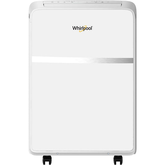 Whirlpool 8000-BTU DOE (115-Volt) White Vented Portable Air Conditioner with Remote Cools 350-sq ft WHAP131BWC