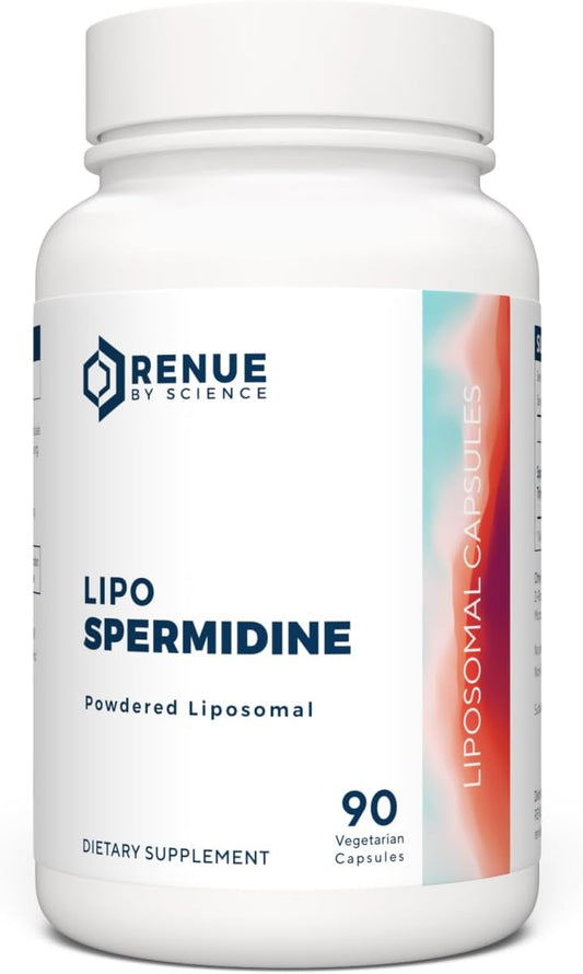 Spermidine Supplements | Liposomal Spermidine Supplements for Women and Men | 90 Capsules - 8mg Spermidine per Serving | Non-GMO & Allergen Free | Made in The USA Third-Party Tested
