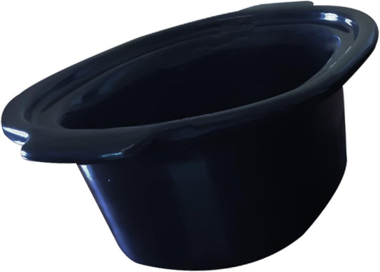 990903 ss-990903 6.5 Quart Aluminum Insert Pot With Stainless Steel Lid compatible with Slow Cookers SD700450, SD700550, Black
