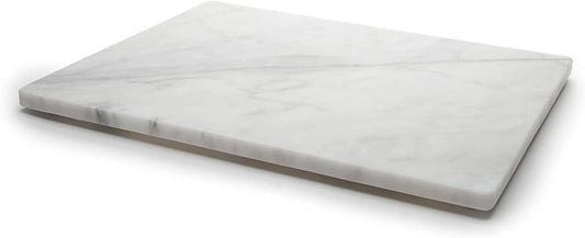 KC\u202FKULLICRAFT 8×12 White Marble Cheese & Charcuterie Serving Board \u2013 Natural Marble Cutting Board & Pastry Slab with Non\u2011Slip Feet \u2013 Premium Stone Kitchen Tray Gift.