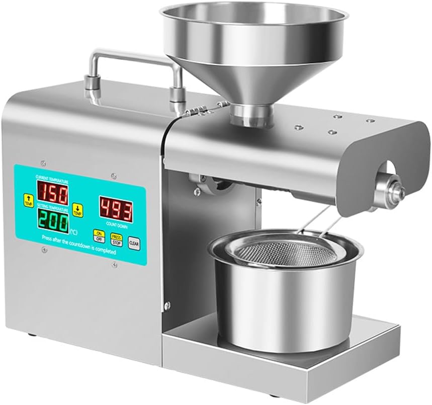 Irfora RG-312 Intelligent Stainless Steel Oil Presser Household Automatic Pressing Machine No-Fry Material Oil Extraction Device Digital Display with Temperature Adjustable Function