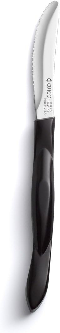 CUTCO Model 1759 Table Knife with Double-D (DD) serrated edge in Sealed Plastic Bag with 3.4 High Carbon Stainless blade and 5 Classic Dark Brown handle (often called "Black").