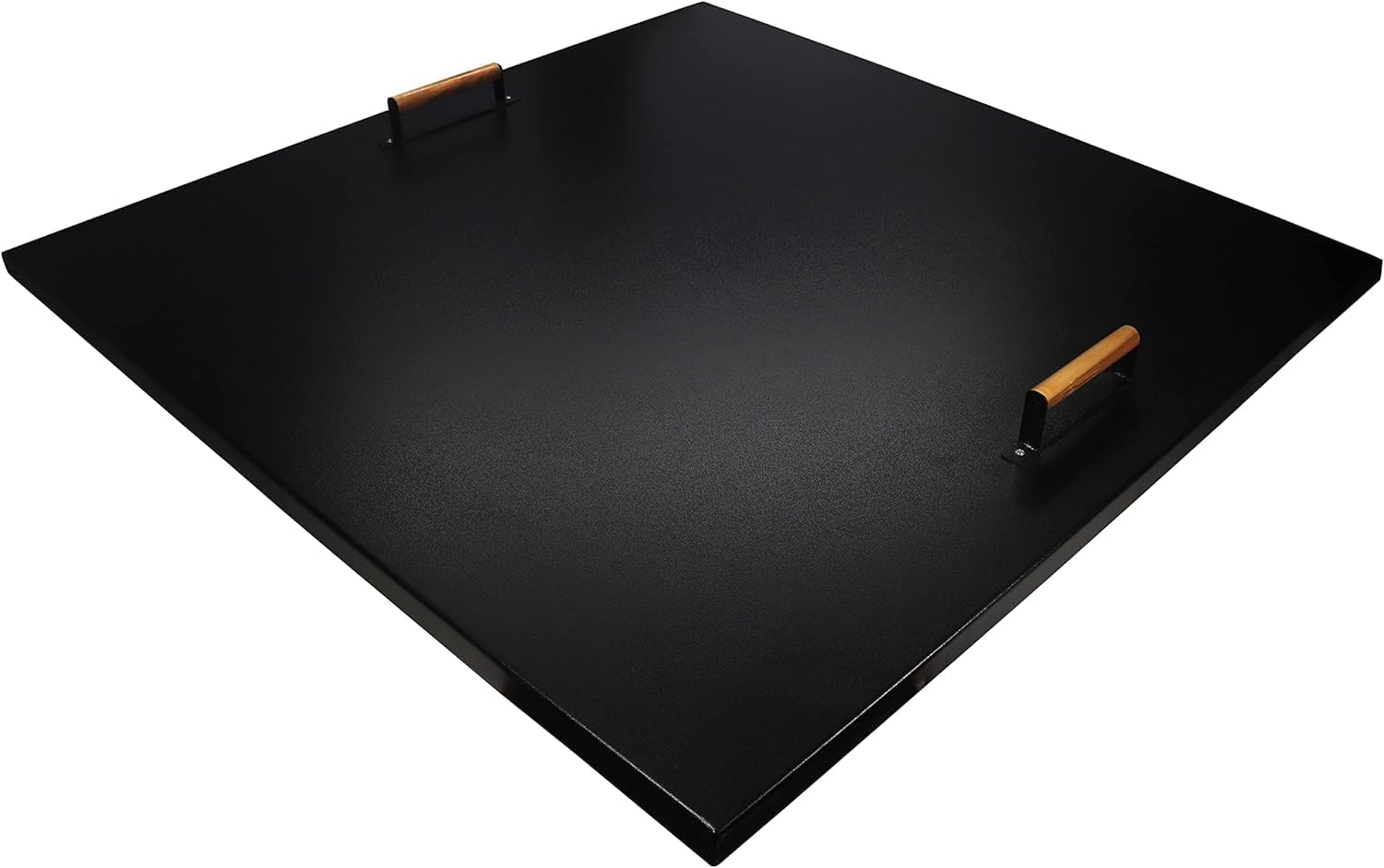 FEBTECH - Fire -Pit Lid - 38 x 38 Inch - Steel Fire-Pit - FirePit Cover Square - Drop-in Burner Pan Lid - 1.5 mm Thickness for Outdoor