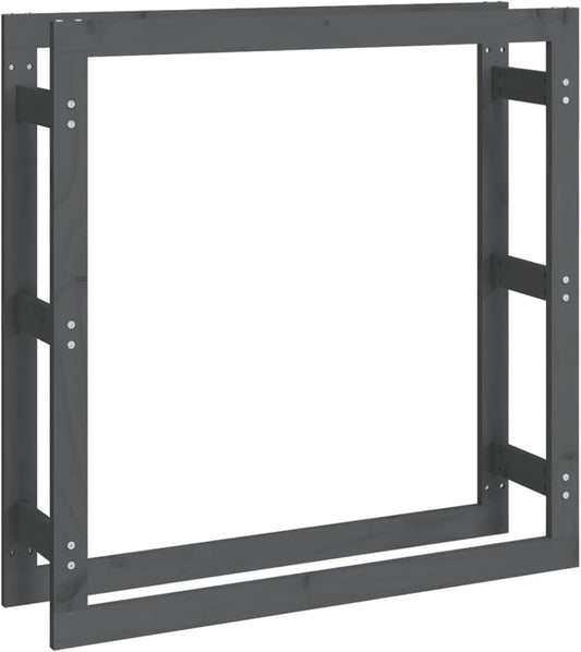 Outdoor Fireplace Firewood Rack Log Store European Wrought Iron Indoor Wood Rack for Firewood Storage Wooden Frame Carved Ornaments