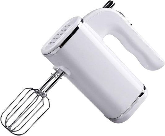 Stainless Steel Electric Hand Mixer with Turbo Handheld Kitchen Dough Blender Includes Egg Beaters and Dough Hooks (Color : A) (B) fine