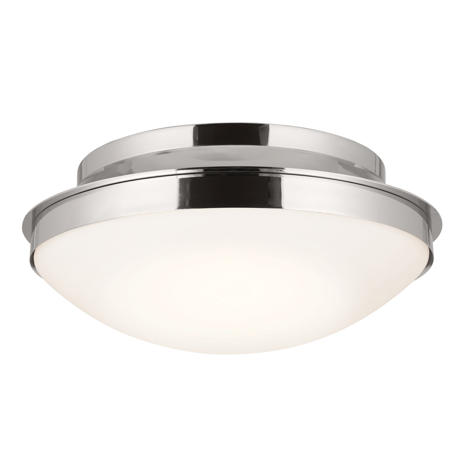 Kichler Bretta 3 -Light 17.75-in Polished Nickel Flush Mount Light 5269742