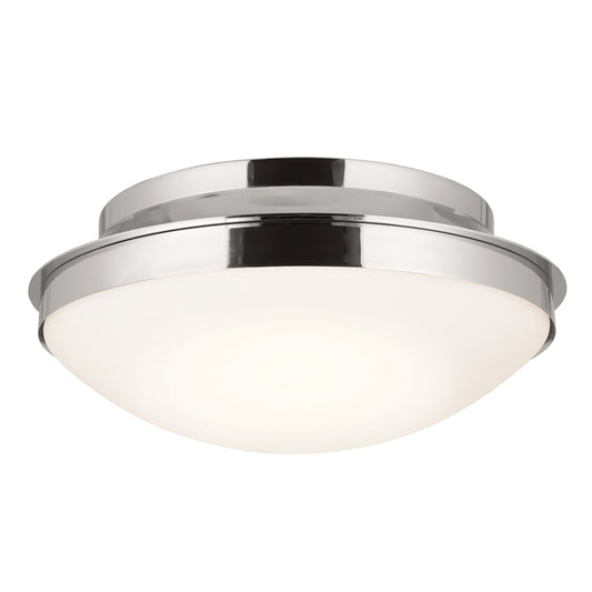 Kichler Bretta 3 -Light 17.75-in Polished Nickel Flush Mount Light 5269742