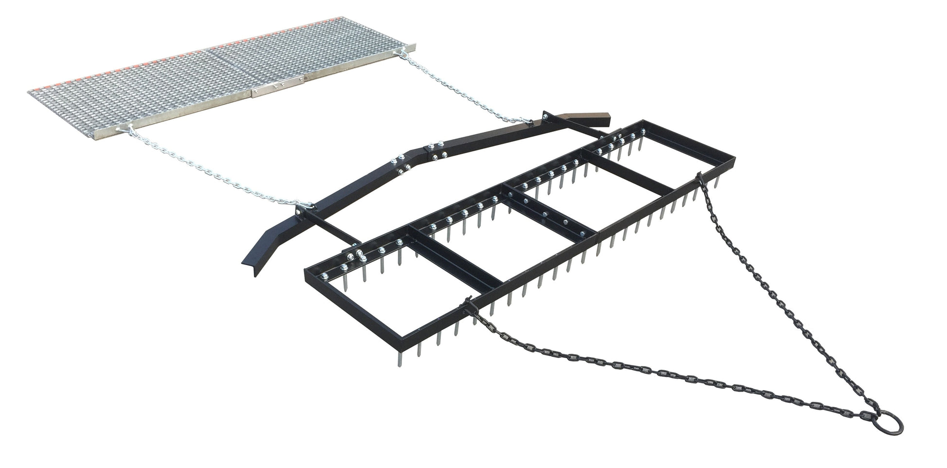 Yard Tuff Heavy-Duty Drag Harrow - 72-in x 18-in - Multipurpose Field and Arena Maintenance YTF-618SDLBDM