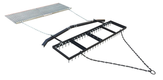 Yard Tuff Heavy-Duty Drag Harrow - 72-in x 18-in - Multipurpose Field and Arena Maintenance YTF-618SDLBDM