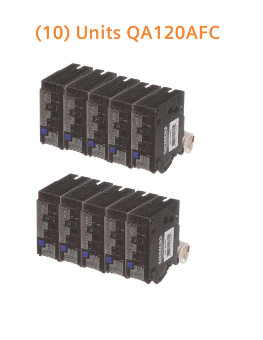 Siemens QAF 20-amp 1-Pole Combination Arc Fault Circuit Breaker BUNQAAFC2010