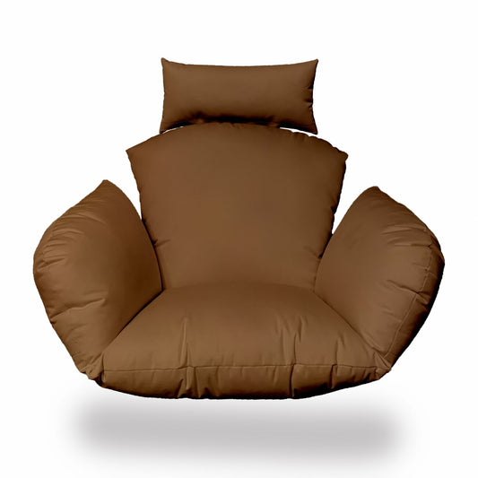 HomeRoots Primo Brown Indoor Outdoor Replacement Cushion for Egg Chair
