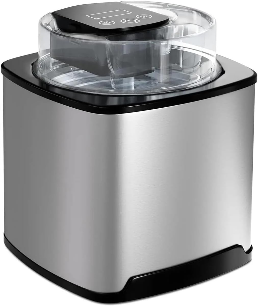 Ice Cream Maker Ice Cream Maker Soft Serve Ice Cream Machine Countertop 2.1 Quarts Large Capacity Freezer Bowl Homemade Ice Cream Yogurt Table Top Ice Cream Machine，Fun Kitchen Appliance
