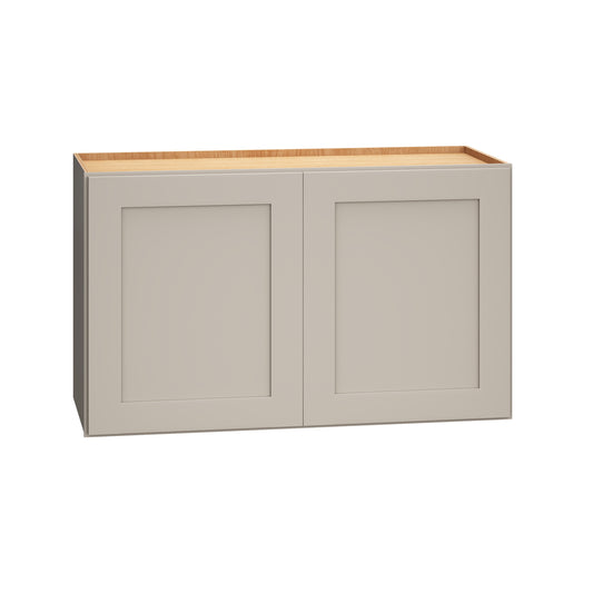 Diamond Express Jamestown 30-in W x 18-in H x 12-in D Cloud Gray Wall Fully assembled Plywood Cabinet Recessed Panel Shaker