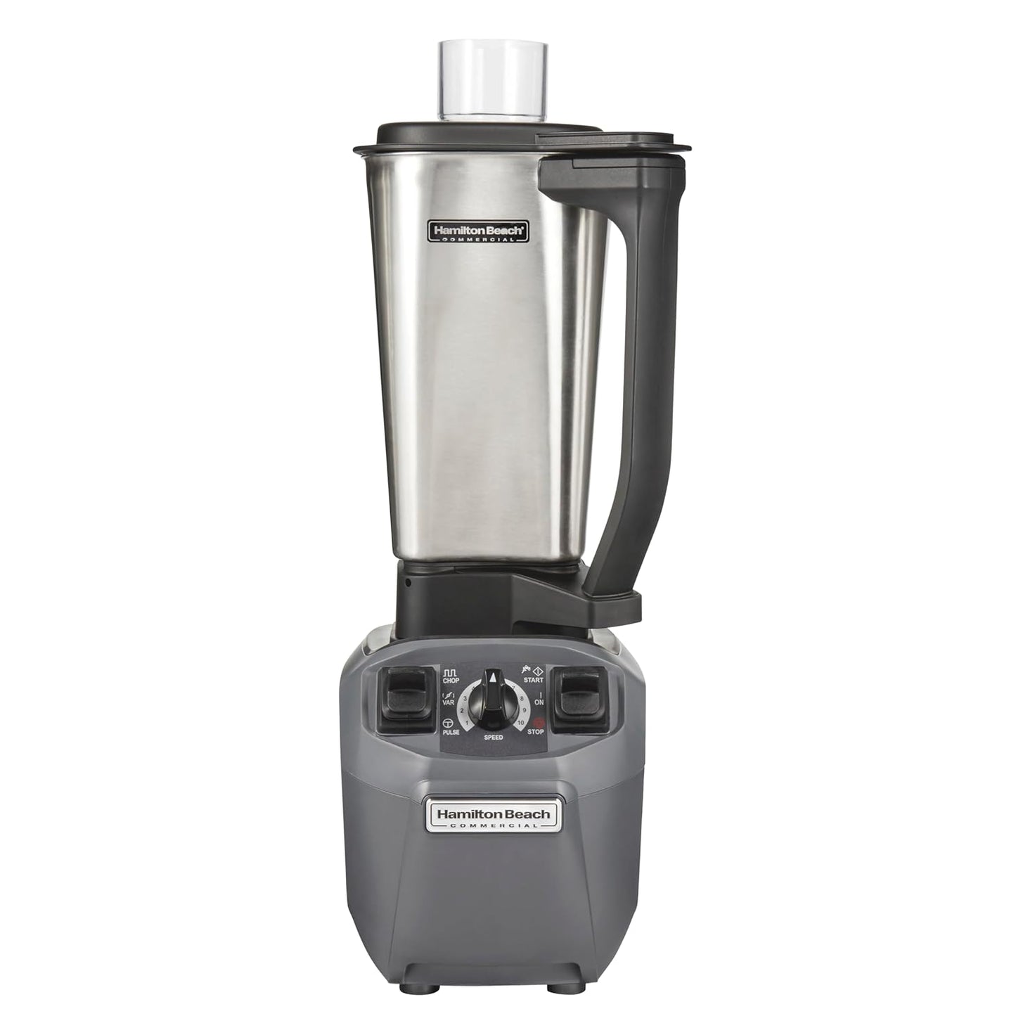 Hamilton Beach Commercial HBF510S Expeditor Stainless-Steel Culinary Food Blender, 2.4 Horsepower, 64 Ounce Capacity, Variable Speed, Chop Function, NSF Certified