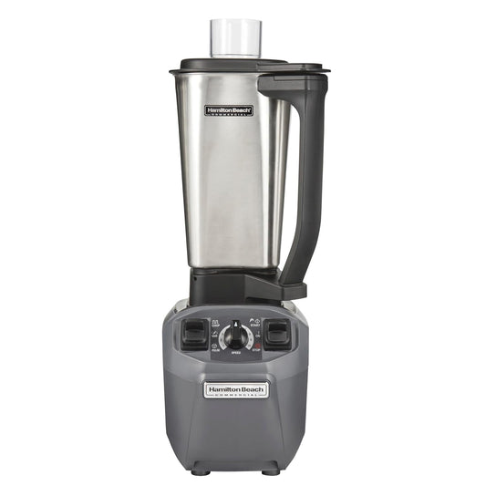 Hamilton Beach Commercial HBF510S Expeditor Stainless-Steel Culinary Food Blender, 2.4 Horsepower, 64 Ounce Capacity, Variable Speed, Chop Function, NSF Certified