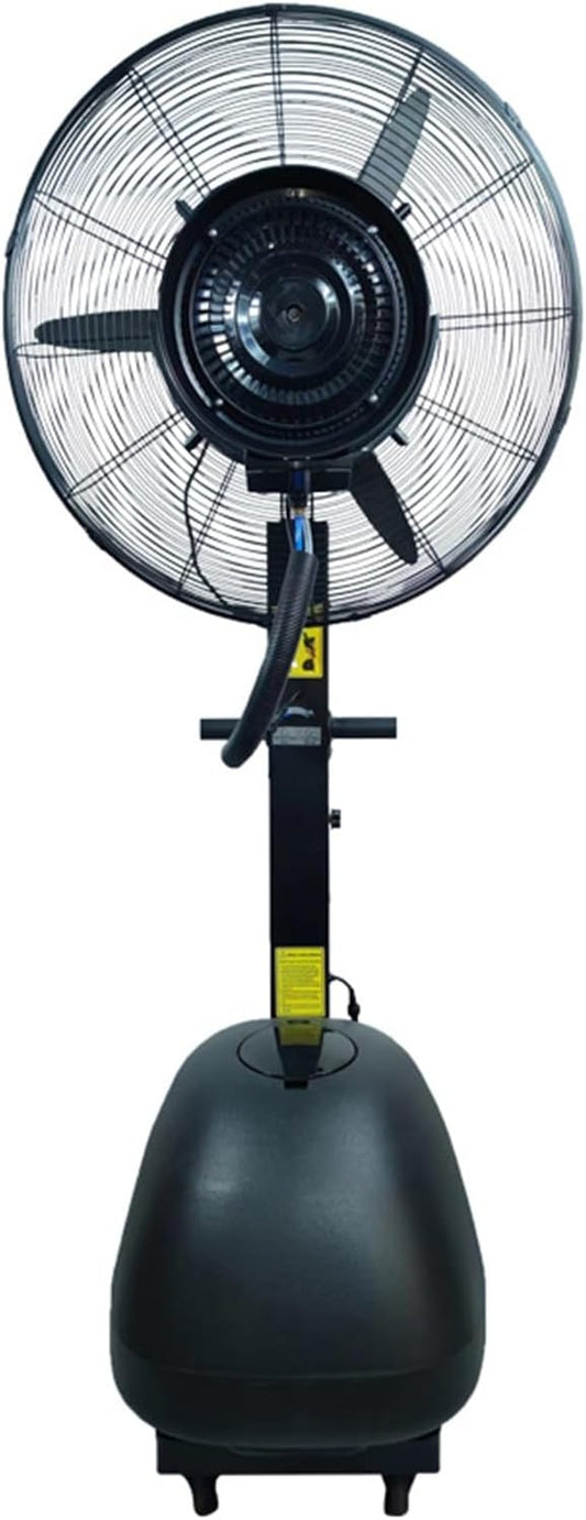 WNGJZZYC 6500CFM Misting Fan, Industrial Outdoor Floor with 42L\/11 Gal Water Tank, 90° Oscillation, 3 Speed Settings & Ajustable Mist Value, for Outdoor Cooling, Patio, Greenhouse(66cm\/26in)