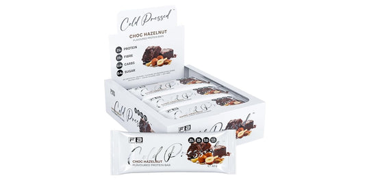 Fibre Boost Cold Pressed Choc Hazelnut flavoured Protein Bar