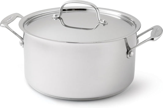 Cuisinart 744-24 Chef's Classic Stainless Stockpot with Cover, 6-Quart,Silver