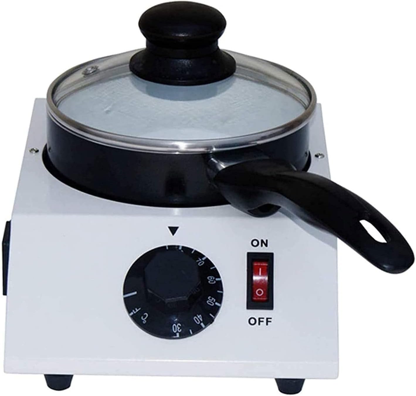 Professional Single Pot Electric Wax Warmer Machine, Ceramic Non-Stick Pot