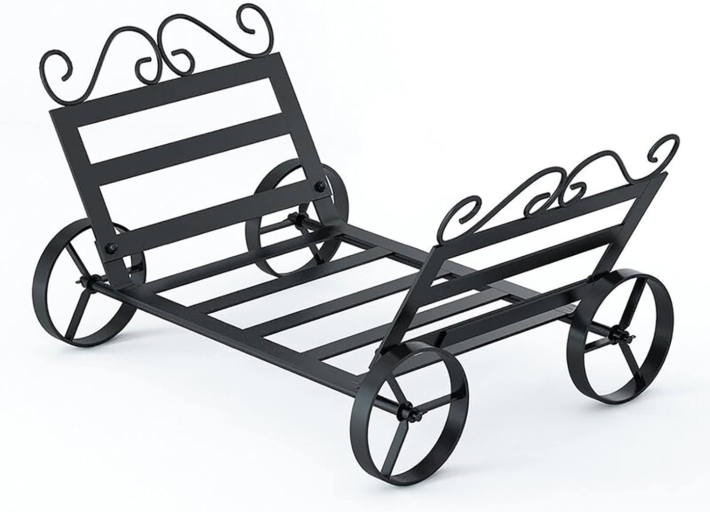 Firewood Storage Rack Car Shape Firewood Holder Logs Stand for Patio Deck Fireplace Tool Shed Living Room Wood Organizer Simple Style