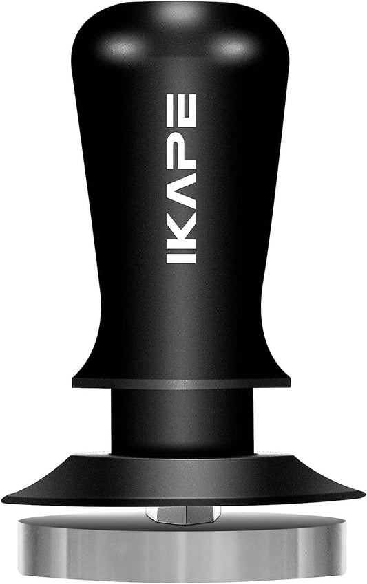 IKAPE 53.3mm Espresso Tamper, Premium Barista Coffee Tamper with Calibrated Spring Loaded, 100% Flat Stainless Steel Base Tamper Fits for Breville Series 54mm Portafilter Basket