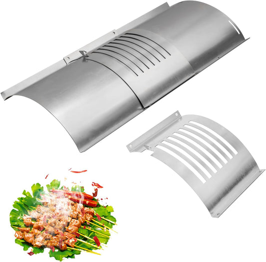 Flame Broiler Kit for Pit Boss Pellet Grills in PB1600, PB1150, PB1100, PB1000 Series with Flame Broiler Lever, PB1100PS1 - Includes Main Plate and Slider, Pit Boss Smoker Grill Replacement Parts