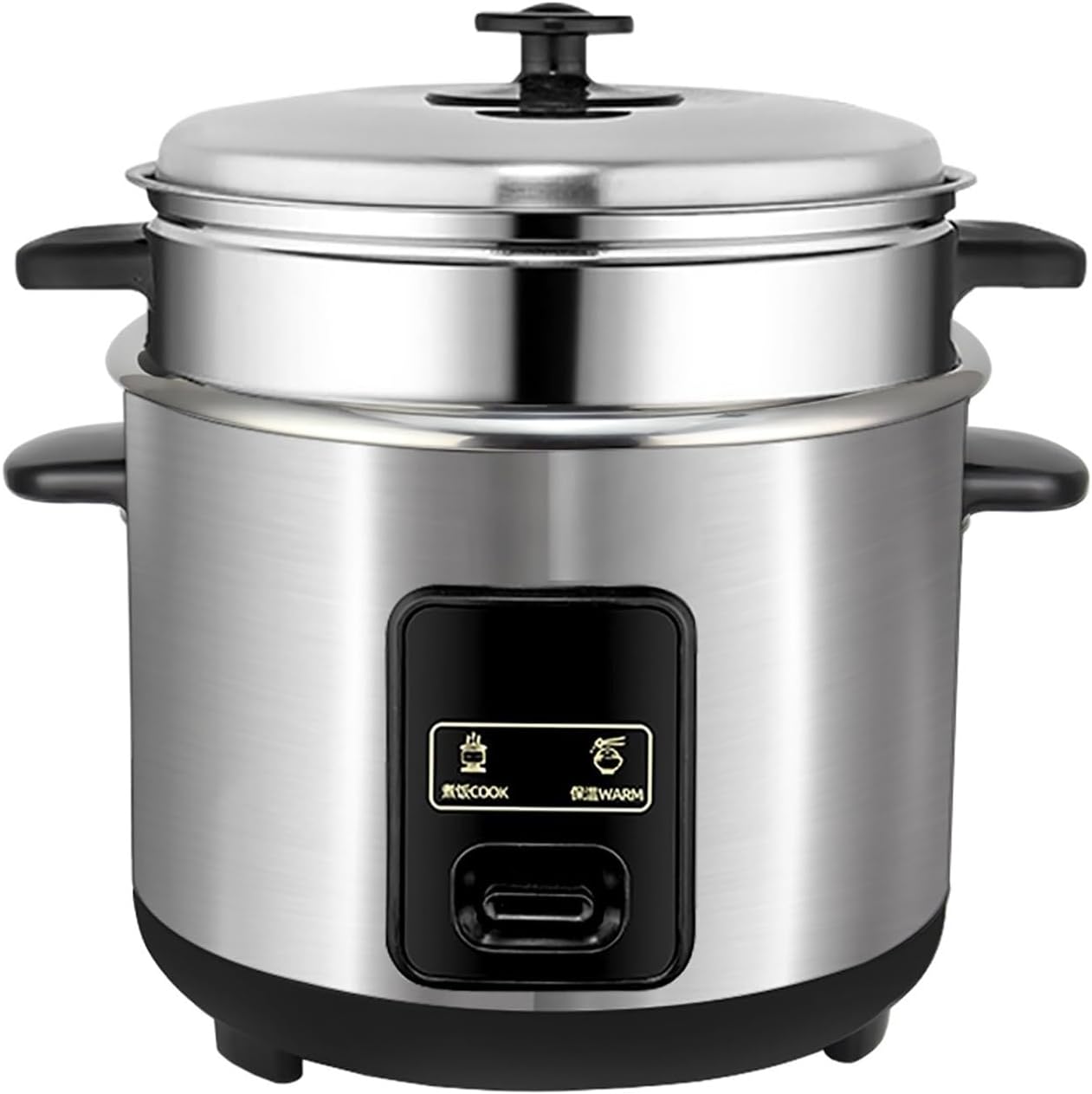 Electric cooker Rice Cooker Home Intelligent Insulation Multi-function 304 Stainless Steel Inner Pot Spoon Steamer And Measuring Cup Dormitory Small Appliances(6L)