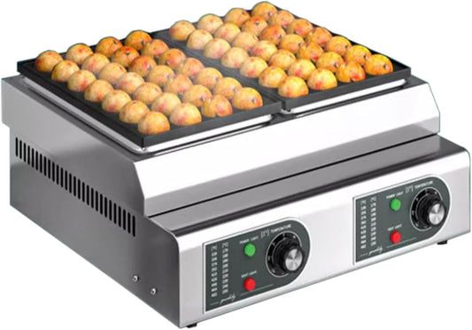 Takoyaki Maker, 4.2kW Electric Octopus Ball Pan, Make 56 Japanese Octopus Balls at Once, Non-Stick Plates, Octopus Ball, Meat or Fish Balls, Easy to Use and Store