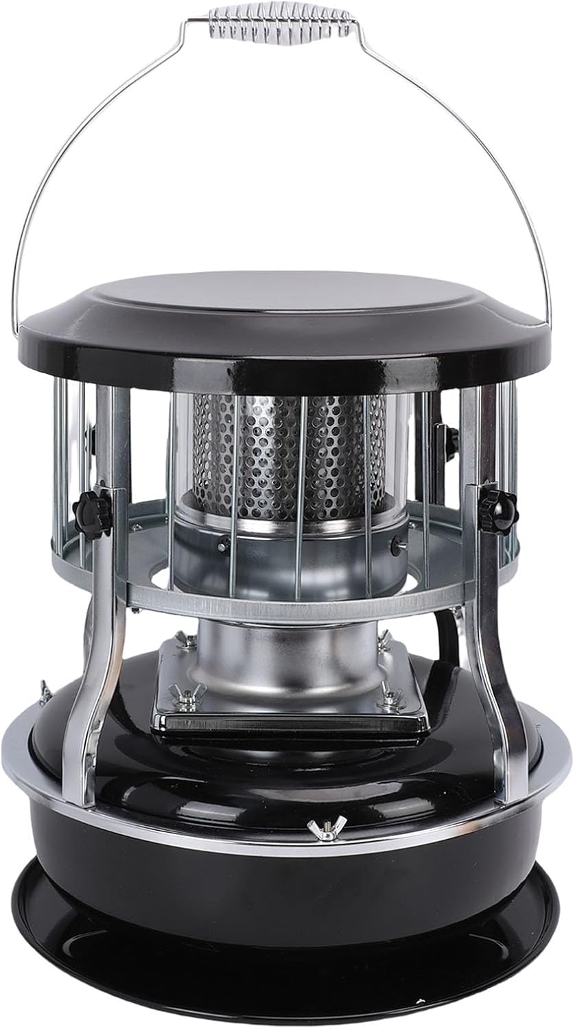 9000 BTU Portable Kerosene Heater, 2600W 4.6L Height Adjustable Non Electric Outdoor Indoor Kerosene Space Heater and Stove for Camping Fishing Emergency