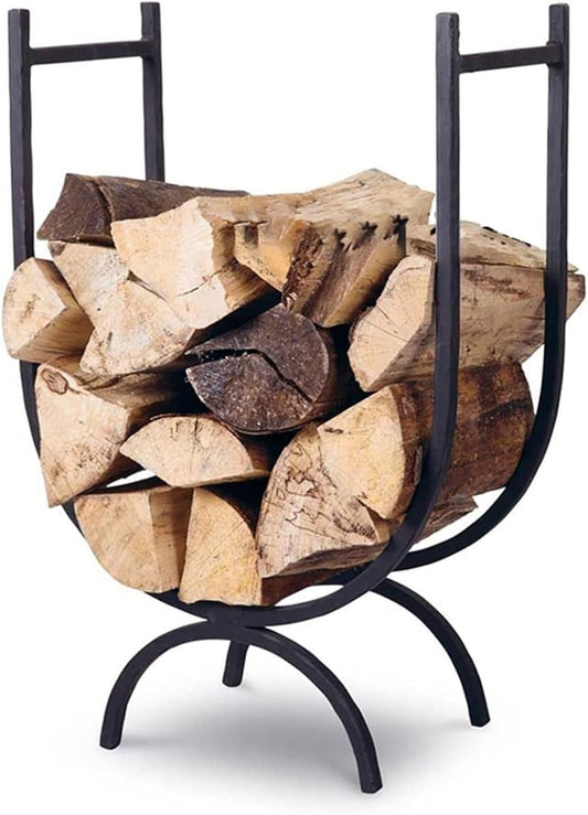 Firewood Rack,Firewood Log Rack, Modern Indoor Outdoor Backyard Fireplace Log Wood Stand Brackets for Garage Tool Shed Fire Pits