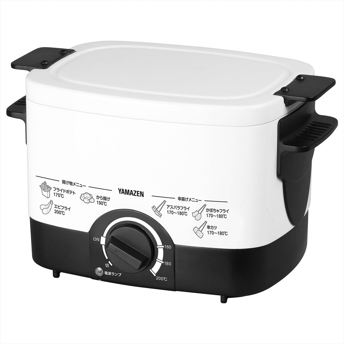 YAMAZEN electric fryer"AGEMONONOTATSUJIN" (Master of fried) YAC-120 (W) White