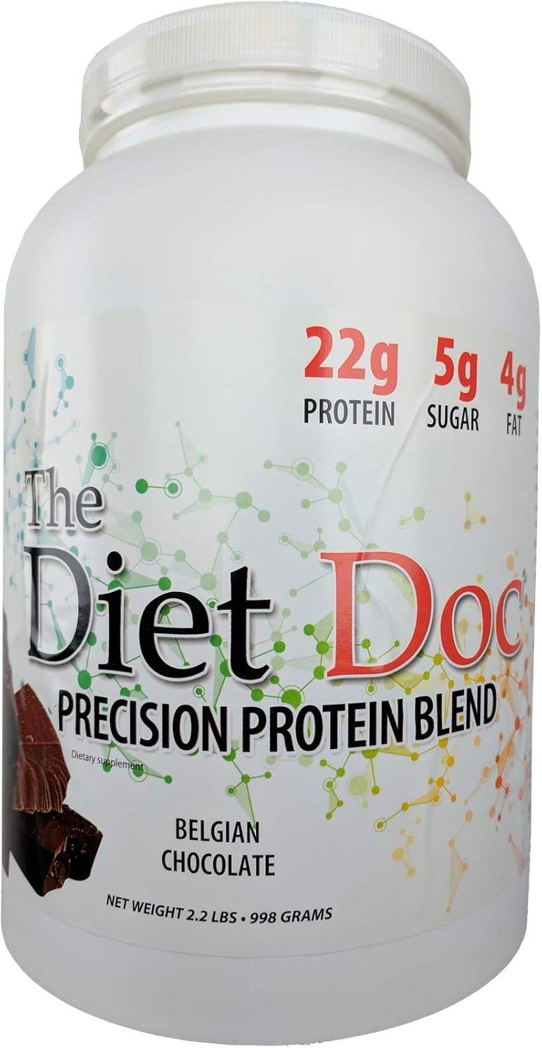The Diet Doc Precision Protein Blend: 2.2lb (Belgian Chocolate)