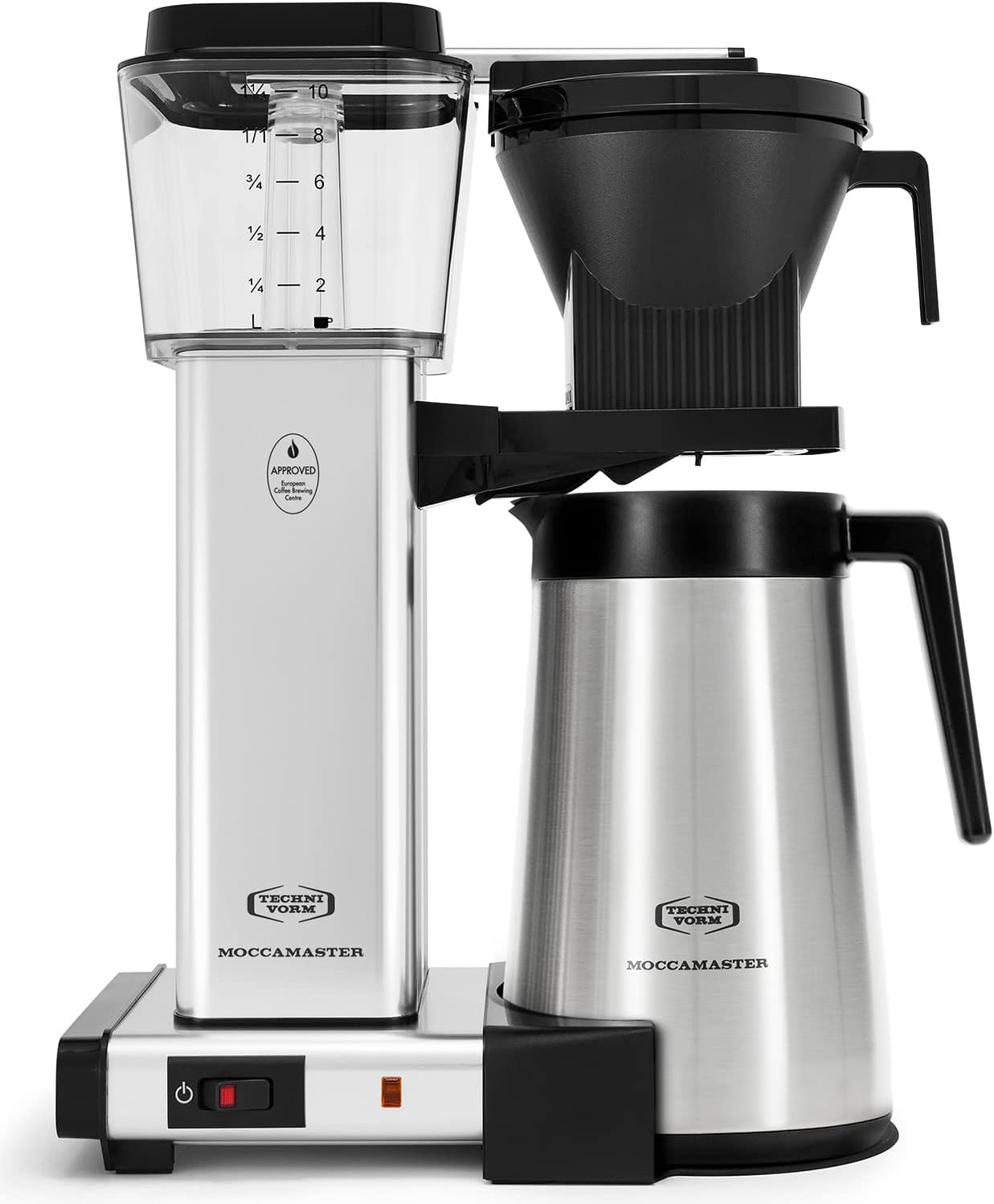 Technivorm Moccamaster 79312 KBGT Coffee Brewer, 40 oz, Polished Silver