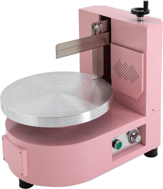 Cake Decorating Coating Machine, Cream Coating Spreading Smooth Machine Electric Cake Decorating Machine for 4–12 inches in Diameter and Less Than 4.72 inches in Height Cakes