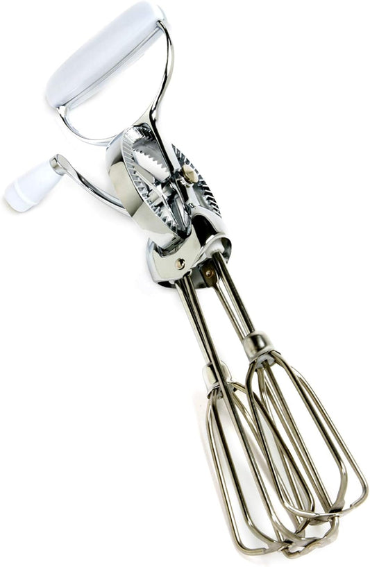 Norpro Egg Beater Classic Hand Crank Style 18\/10 Stainless Steel Mixer 12 Inches
