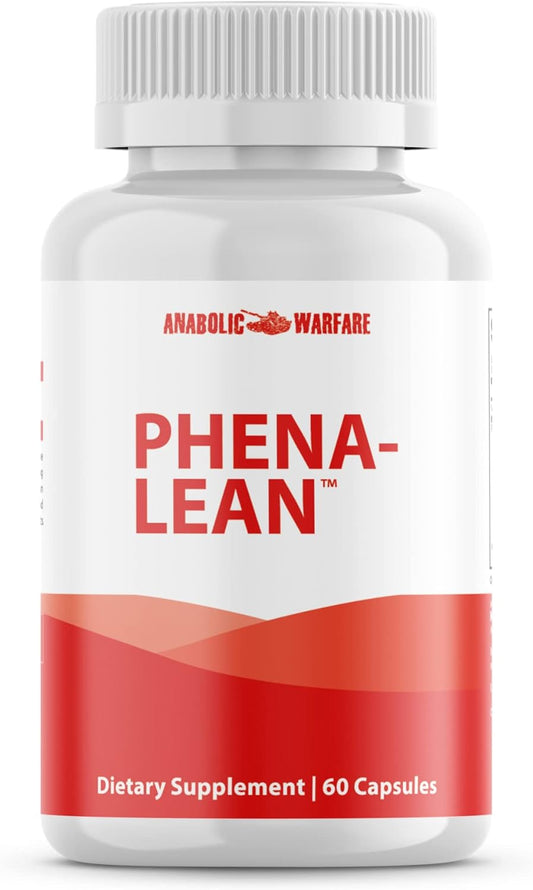 Anabolic Warfare Phena-Lean Premier Supplement from Thermogenic Body Composition Supplement – Fuel Your Fire, Promote Energy, Increase Focus* - 60 Capsules.
