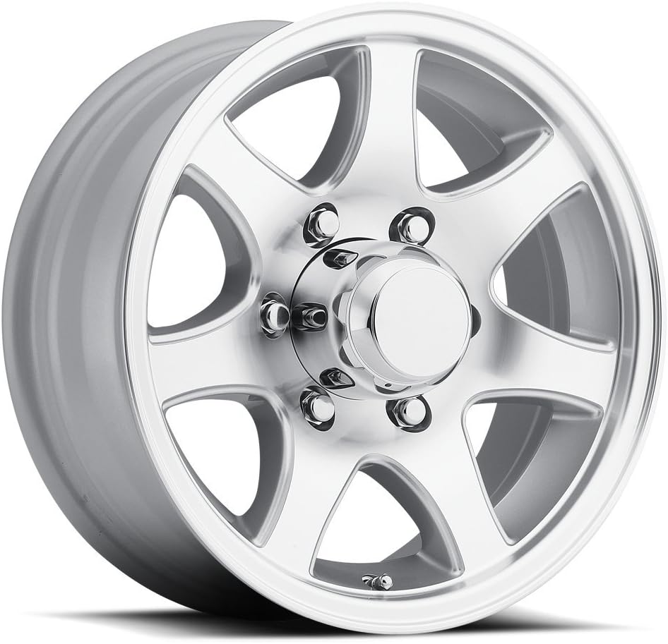SENDEL T02 ALUMINUM TRAILER WHEEL WITH MACHINED FINISH 13X5 5X4.50(114.3) +0 3.19