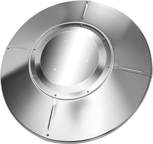 Patio Heater Reflector Shield Aluminum Heat Reflector Shield Top for Propane Outdoor Dome Replacement Part