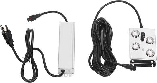 Ultrasonic Mist Maker 4 Cores 3000ml / h Fogger Humidifier for Ponds Greenhouses, IP67 Rain Proof, Durable Stainless Steel - Quiet Operation, Long Lasting Performance, Ideal for