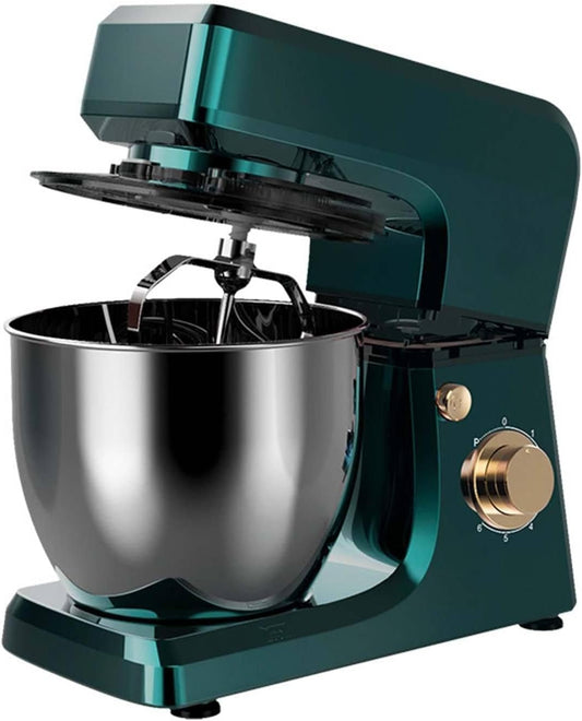 Food Mixer Dough Blender, Stand Mixer, 10L Electric Cake Mixer with Bowl, Dough Kneading Machine for Most Home Cooks,Red (Green)