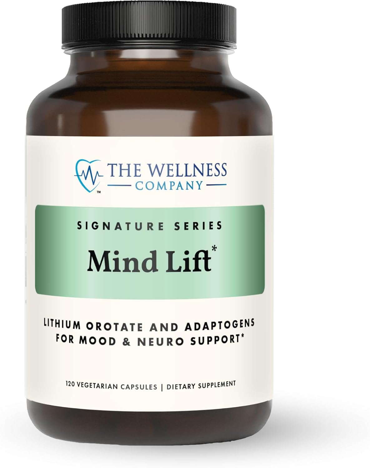Mind Lift - Mood Boost, Mental Focus, Cognitive Defense - Lithium, GABA, DHA L-Phenylalanine | 120ct (2 Month Supply)