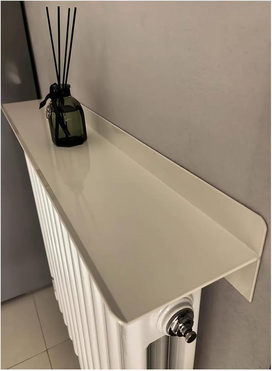 Radiator cover for old radiator，Radiator cabinet， Floating Radiator Shelf Modern Cover with Top Storage for Bathroom\/Laundry Room\/Kitchen(160x15x10 cm)