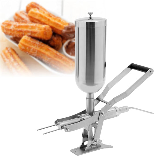 Manual Donut Filler, Paste Liquid Filling Machine5L,Capsule Filling Machine,Churro Maker Machine,Churro Maker Fill Machine Stainless Steel for Filling Paste,Puff Cream,Donuts Filler