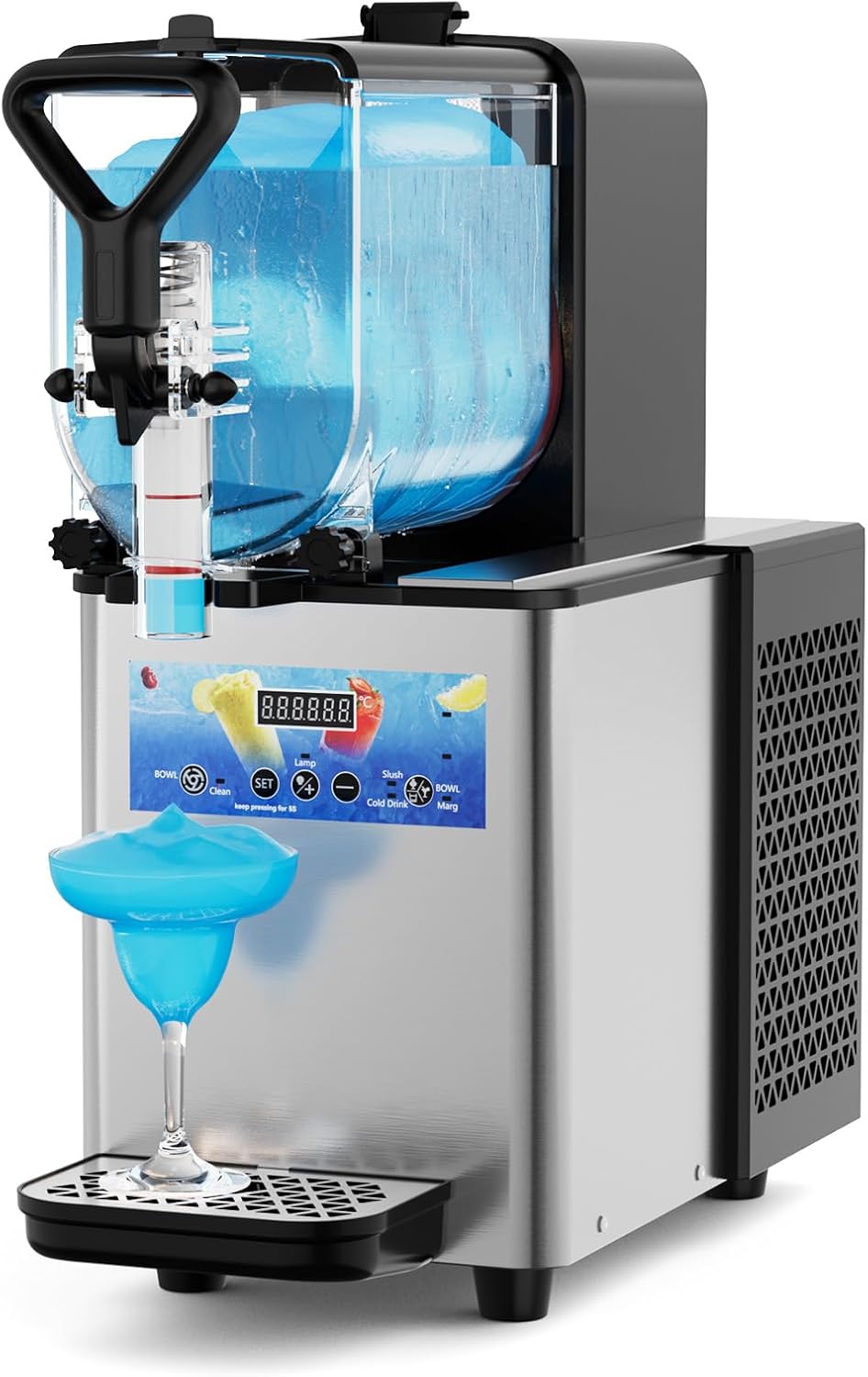 Mojgar 3L Slushie Machine,230W Slushy Machine for Home & Commercial,Margarita Machine with LED Light,with Self-cleaning Mode,For Alcohol Beverage Cocktail Juice