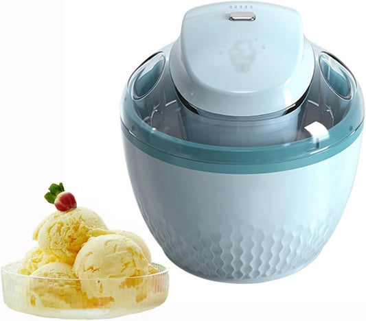 Ice Cream Maker Ice Cream Machine Home Mini Yogurt Cone Automatic DIY Frozen Fruit Ice Cream USB Powered Table Top Ice Cream Machine，Fun Kitchen Appliance