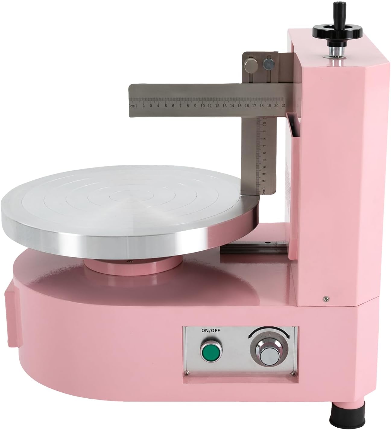 Cake Decorating Coating Machine Automatic Cake Cream Spreading Polisher Adjustable Birthday Cake Cream Smoother Bread Cream Spreading Machine Suitable for 4-12 In Round Cake